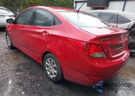 2014 Hyundai Accent Gls z USA, uszkodzony, nr VIN KMHCT4AE8EU737402